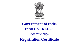 Registration Certificate